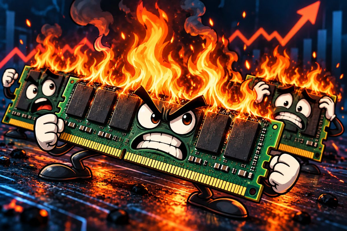 Ram on fire.