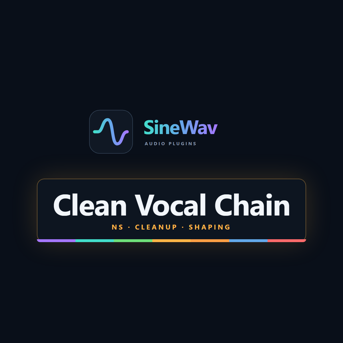 SineWav Clean Vocal Chain cover