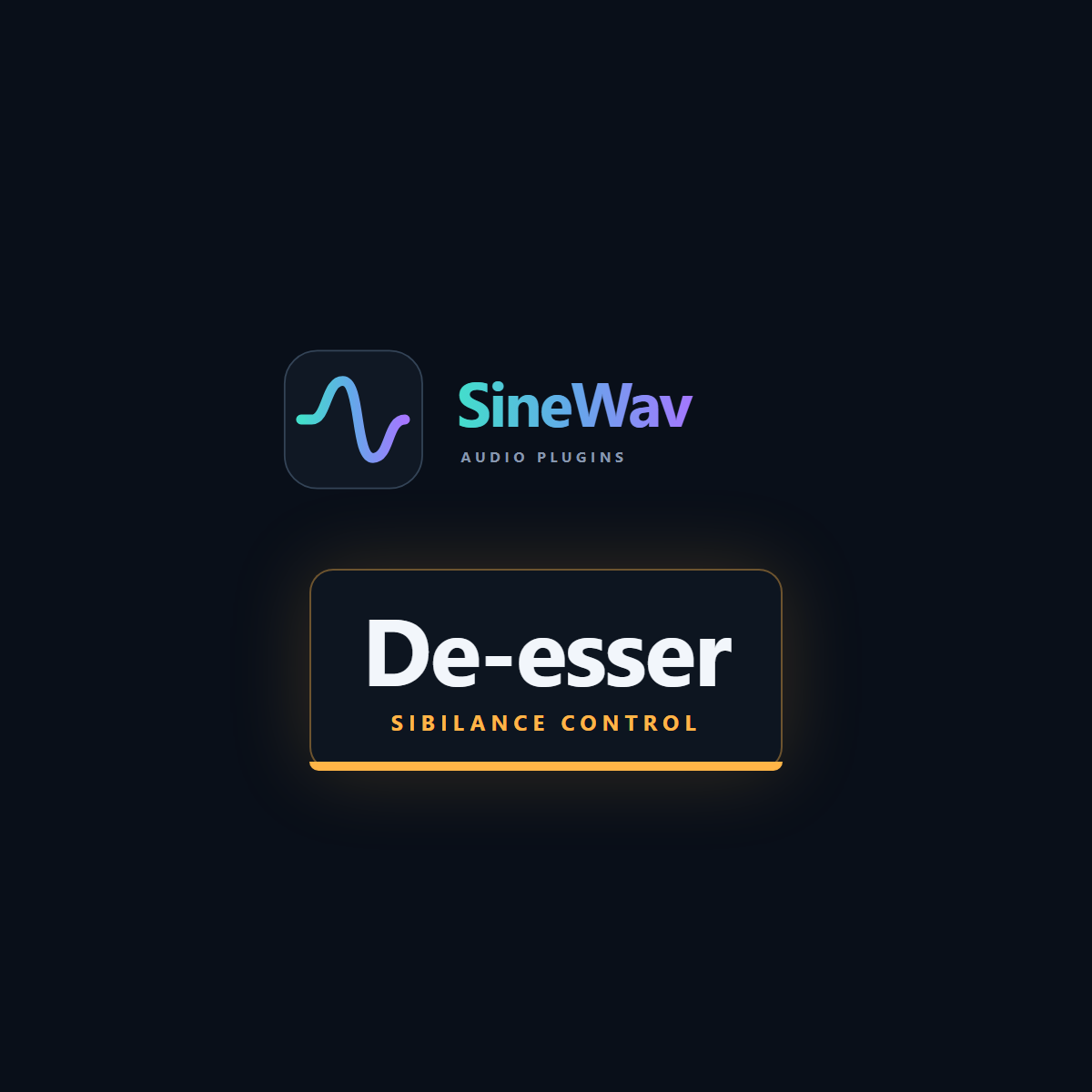 SineWav De-esser cover